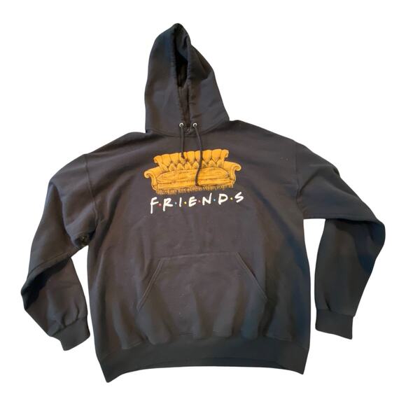 Friends TV Show Hoodie OFFICIAL Pullover Men's Size XL couch graphic - Picture 1 of 4